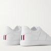 Neue York Logo-Appliquéd Leather Sneakers - BK