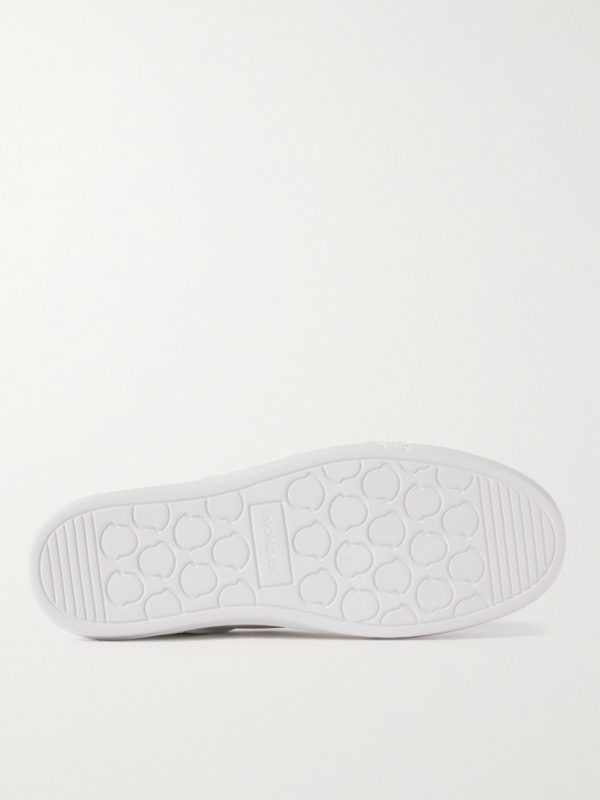Neue York Logo-Appliquéd Leather Sneakers - E2