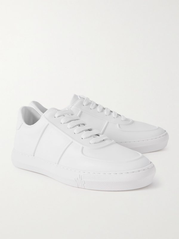 Neue York Logo-Appliquéd Leather Sneakers - FR