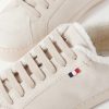 New Monaco Shearling-Lined Suede Sneakers - CU