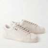New Monaco Shearling-Lined Suede Sneakers - FR