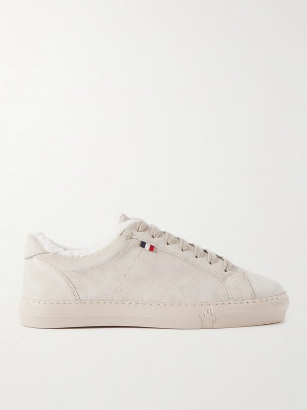 New Monaco Shearling-Lined Suede Sneakers