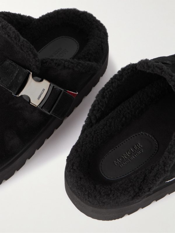 Fleece-Lined Suede Clogs - CU Fleece-Lined Suede Clogs - CU