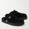 Fleece-Lined Suede Clogs - FR Fleece-Lined Suede Clogs - FR