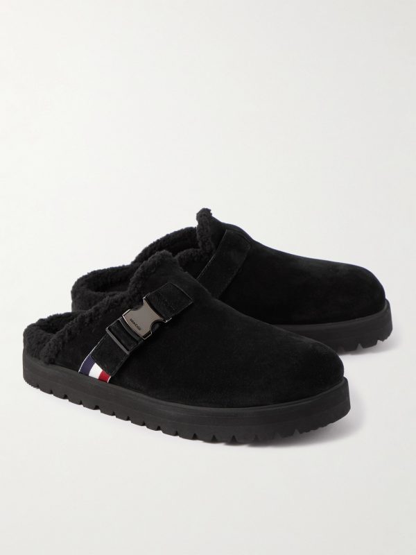 Fleece-Lined Suede Clogs - FR Fleece-Lined Suede Clogs - FR