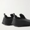 Aqua Fleece-Lined Rubber Slip-On Sneakers - BK Aqua Fleece-Lined Rubber Slip-On Sneakers - BK