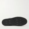 Neue York Logo-Appliquéd Leather Sneakers - E2 Neue York Logo-Appliquéd Leather Sneakers - E2