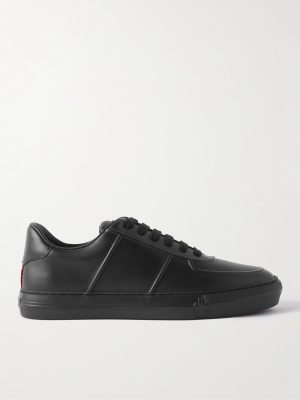 Neue York Logo-Appliquéd Leather Sneakers Neue York Logo-Appliquéd Leather Sneakers