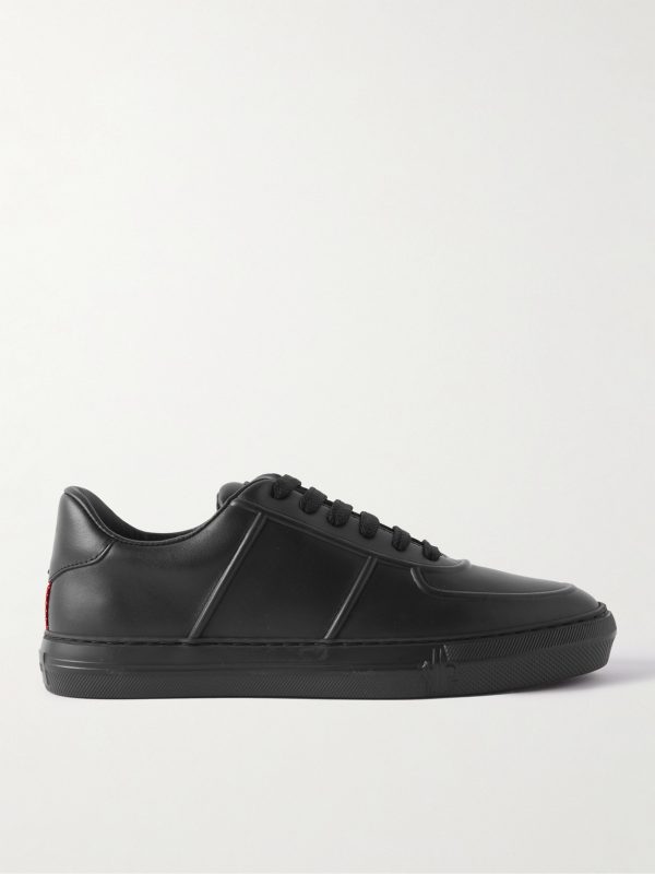 Neue York Logo-Appliquéd Leather Sneakers Neue York Logo-Appliquéd Leather Sneakers