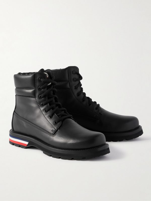 Vancouver Striped Leather Hiking Boots - FR Vancouver Striped Leather Hiking Boots - FR