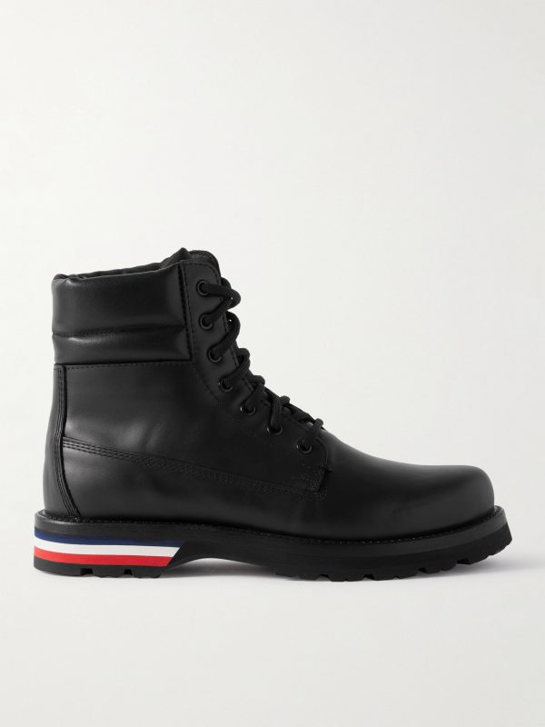 Vancouver Striped Leather Hiking Boots Vancouver Striped Leather Hiking Boots