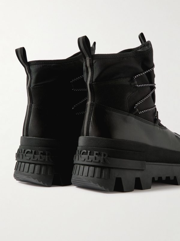 Mallard Nylon and Leather Boots - BK Mallard Nylon and Leather Boots - BK