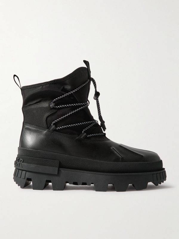 Mallard Nylon and Leather Boots Mallard Nylon and Leather Boots