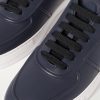 Neue York Logo-Appliquéd Leather Sneakers - CU Neue York Logo-Appliquéd Leather Sneakers - CU