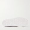 Neue York Logo-Appliquéd Leather Sneakers - E2 Neue York Logo-Appliquéd Leather Sneakers - E2