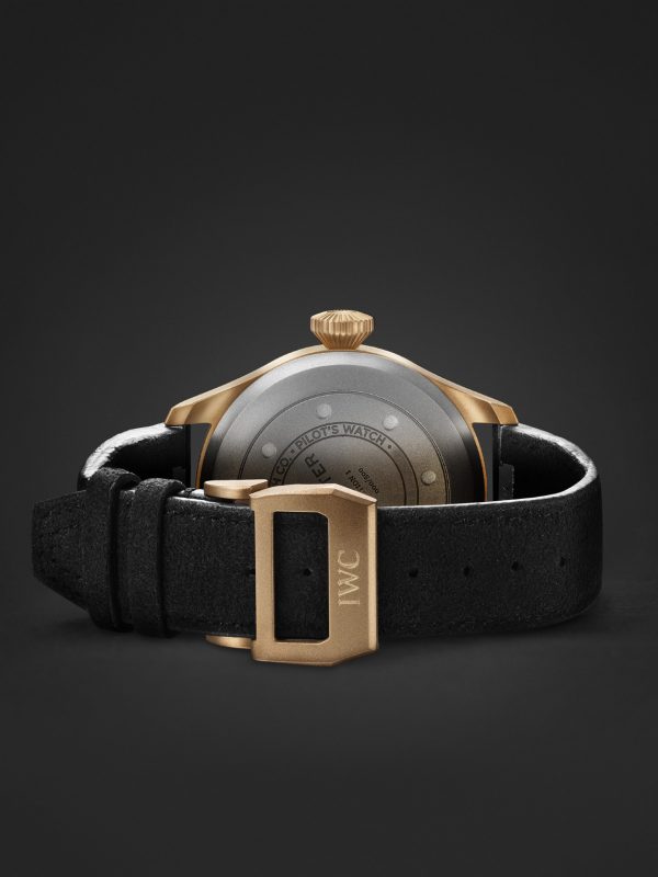Big Pilot's 43 MR PORTER Edition 1 Limited-Edition Automatic 43mm Bronze and Alcantara Watch, Ref. No. IW329703 - E2 Big Pilot's 43 MR PORTER Edition 1 Limited-Edition Automatic 43mm Bronze and Alcantara Watch, Ref. No. IW329703 - E2