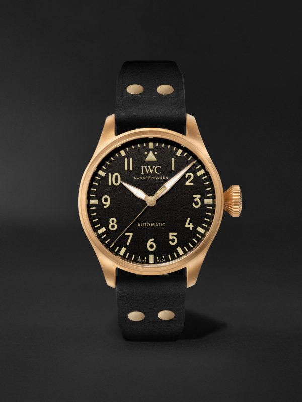 Big Pilot's 43 MR PORTER Edition 1 Limited-Edition Automatic 43mm Bronze and Alcantara Watch, Ref. No. IW329703 Big Pilot's 43 MR PORTER Edition 1 Limited-Edition Automatic 43mm Bronze and Alcantara Watch, Ref. No. IW329703