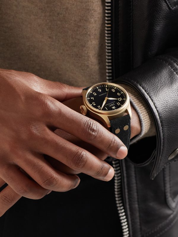 Big Pilot's 43 MR PORTER Edition 1 Limited-Edition Automatic 43mm Bronze and Alcantara Watch, Ref. No. IW329703 - OU Big Pilot's 43 MR PORTER Edition 1 Limited-Edition Automatic 43mm Bronze and Alcantara Watch, Ref. No. IW329703 - OU