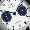 Portugieser Automatic 42.3mm Stainless Steel and Alligator Watch, Ref. No. IW500715 - CU Portugieser Automatic 42.3mm Stainless Steel and Alligator Watch, Ref. No. IW500715 - CU