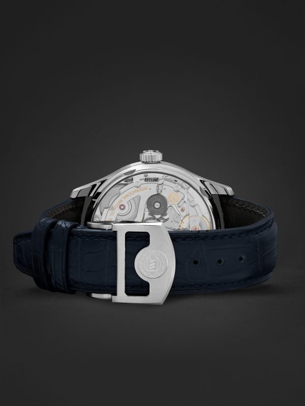 Portugieser Automatic 42.3mm Stainless Steel and Alligator Watch, Ref. No. IW500715 - E2 Portugieser Automatic 42.3mm Stainless Steel and Alligator Watch, Ref. No. IW500715 - E2