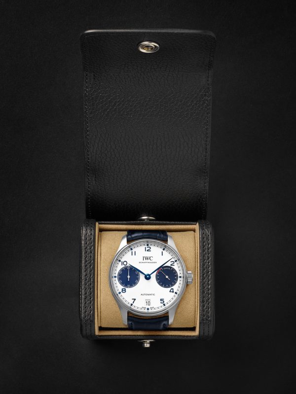 Portugieser Automatic 42.3mm Stainless Steel and Alligator Watch, Ref. No. IW500715 - E3 Portugieser Automatic 42.3mm Stainless Steel and Alligator Watch, Ref. No. IW500715 - E3