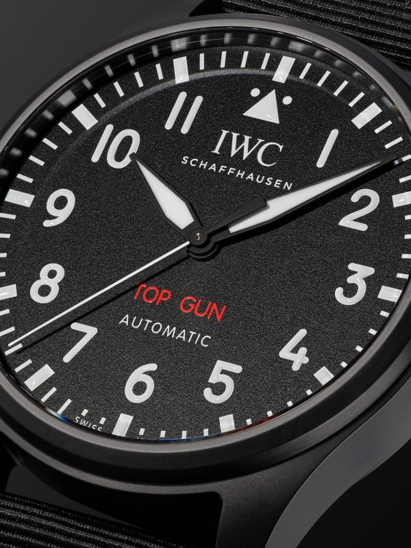 Big Pilot's TOP GUN Automatic 43.8mm Ceramic And Textile Watch, Ref. No. IW329801 - CU