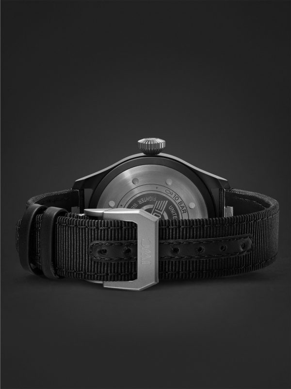 Big Pilot's TOP GUN Automatic 43.8mm Ceramic And Textile Watch, Ref. No. IW329801 - E2