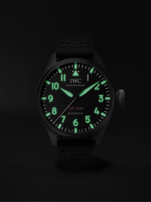 Big Pilot's TOP GUN Automatic 43.8mm Ceramic And Textile Watch, Ref. No. IW329801 - E5
