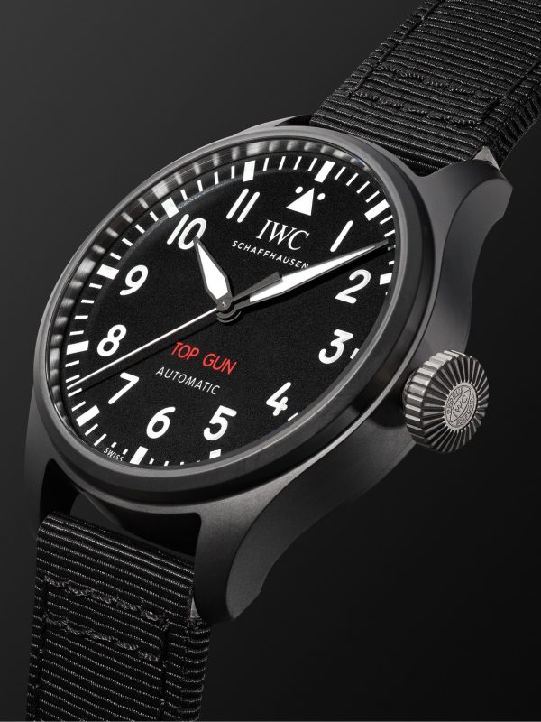 Big Pilot's TOP GUN Automatic 43.8mm Ceramic And Textile Watch, Ref. No. IW329801 - FR