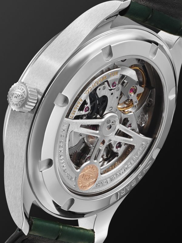 Portugieser Automatic Chronograph 40mm Stainless Steel and Alligator Watch, Ref. No. IW358310 - E1 Portugieser Automatic Chronograph 40mm Stainless Steel and Alligator Watch, Ref. No. IW358310 - E1