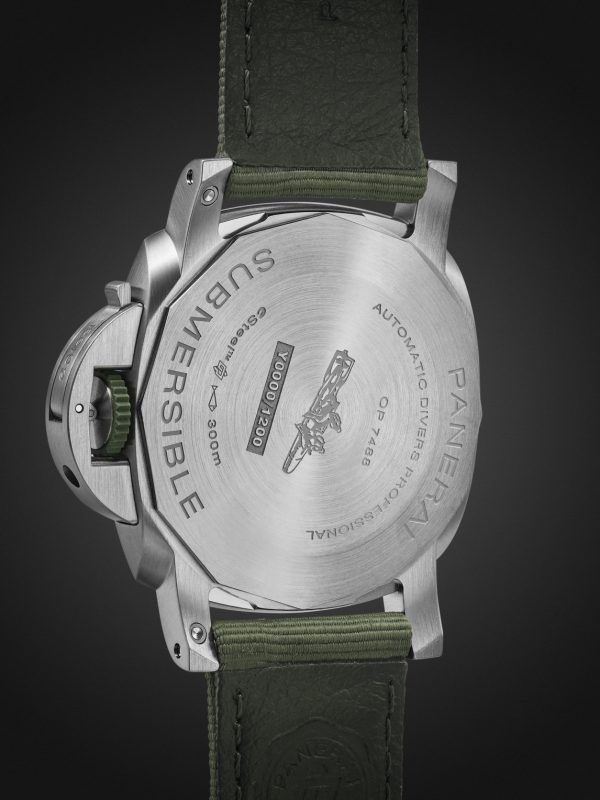 Submersible QuarantaQuattro Automatic 44mm eSteel™ and Webbing Watch, Ref. No. PAM01287 - BK Submersible QuarantaQuattro Automatic 44mm eSteel™ and Webbing Watch, Ref. No. PAM01287 - BK