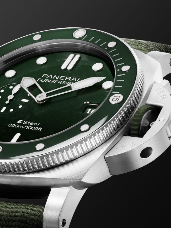 Submersible QuarantaQuattro Automatic 44mm eSteel™ and Webbing Watch, Ref. No. PAM01287 - CU Submersible QuarantaQuattro Automatic 44mm eSteel™ and Webbing Watch, Ref. No. PAM01287 - CU