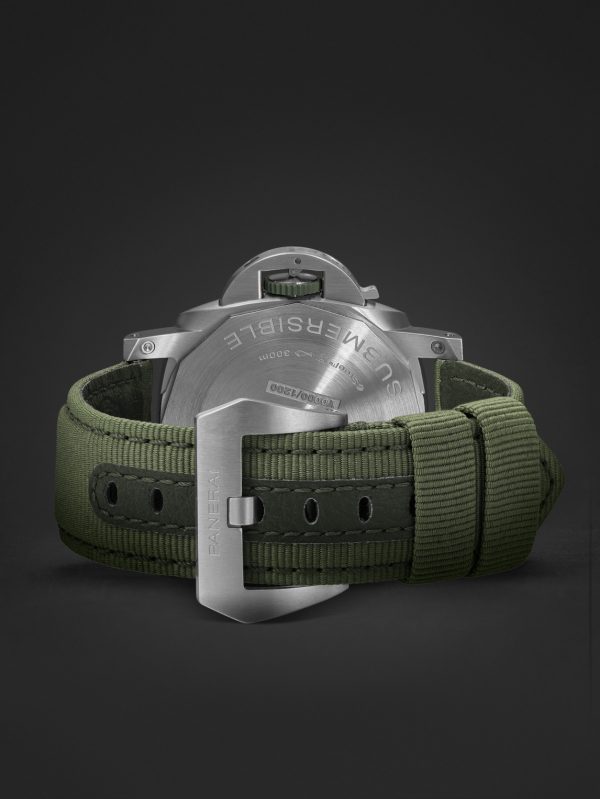 Submersible QuarantaQuattro Automatic 44mm eSteel™ and Webbing Watch, Ref. No. PAM01287 - E2 Submersible QuarantaQuattro Automatic 44mm eSteel™ and Webbing Watch, Ref. No. PAM01287 - E2