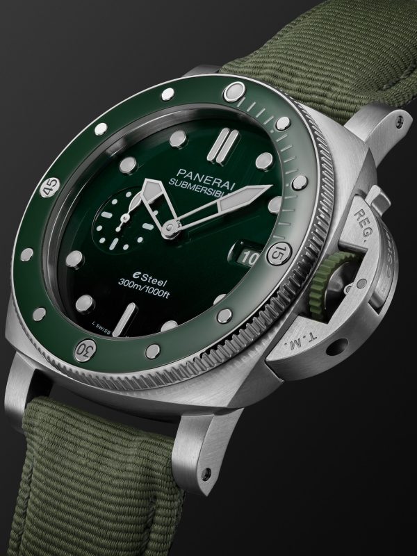 Submersible QuarantaQuattro Automatic 44mm eSteel™ and Webbing Watch, Ref. No. PAM01287 - FR Submersible QuarantaQuattro Automatic 44mm eSteel™ and Webbing Watch, Ref. No. PAM01287 - FR