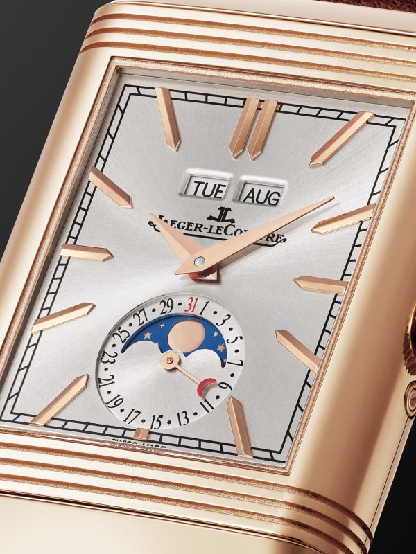 Reverso Tribute Duoface Calendar 49.4mm x 29.9mm 18-Karat Pink Gold and Leather Watch, Ref. No Q3912530 - CU Reverso Tribute Duoface Calendar 49.4mm x 29.9mm 18-Karat Pink Gold and Leather Watch, Ref. No Q3912530 - CU