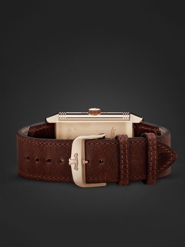 Reverso Tribute Duoface Calendar 49.4mm x 29.9mm 18-Karat Pink Gold and Leather Watch, Ref. No Q3912530 - E2 Reverso Tribute Duoface Calendar 49.4mm x 29.9mm 18-Karat Pink Gold and Leather Watch, Ref. No Q3912530 - E2