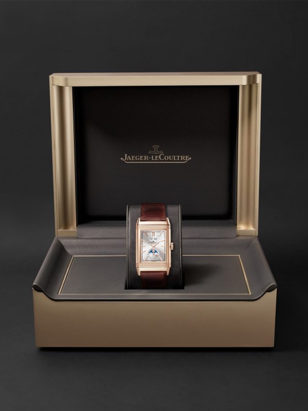 Reverso Tribute Duoface Calendar 49.4mm x 29.9mm 18-Karat Pink Gold and Leather Watch, Ref. No Q3912530 - E3 Reverso Tribute Duoface Calendar 49.4mm x 29.9mm 18-Karat Pink Gold and Leather Watch, Ref. No Q3912530 - E3