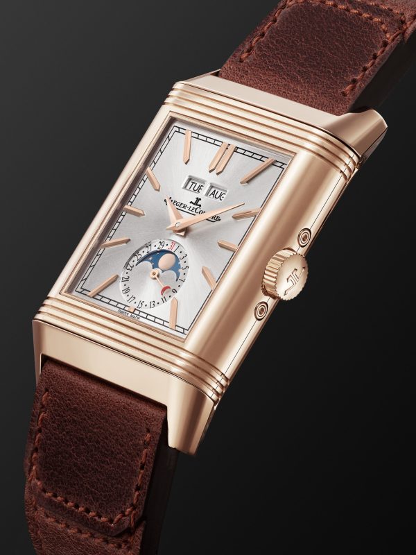 Reverso Tribute Duoface Calendar 49.4mm x 29.9mm 18-Karat Pink Gold and Leather Watch, Ref. No Q3912530 - FR Reverso Tribute Duoface Calendar 49.4mm x 29.9mm 18-Karat Pink Gold and Leather Watch, Ref. No Q3912530 - FR