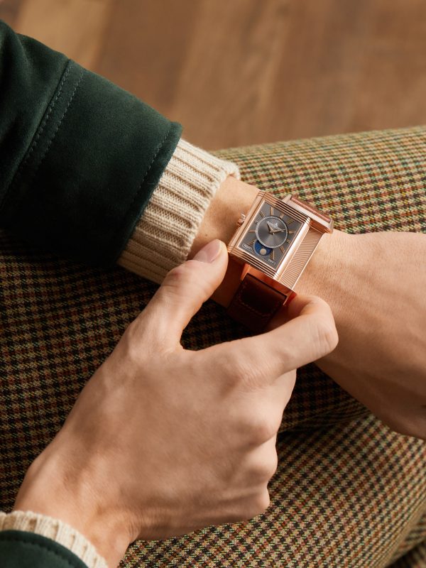 Reverso Tribute Duoface Calendar 49.4mm x 29.9mm 18-Karat Pink Gold and Leather Watch, Ref. No Q3912530 - OU2 Reverso Tribute Duoface Calendar 49.4mm x 29.9mm 18-Karat Pink Gold and Leather Watch, Ref. No Q3912530 - OU2