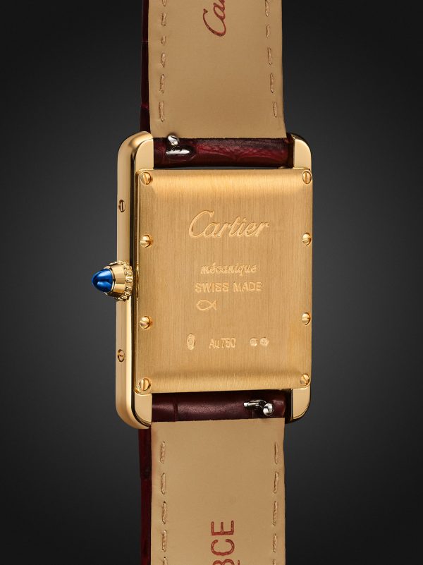 Tank Louis Cartier Hand-Wound 25.5mm 18-Karat Gold and Alligator Watch, Ref. No. WGTA0093 - BK Tank Louis Cartier Hand-Wound 25.5mm 18-Karat Gold and Alligator Watch, Ref. No. WGTA0093 - BK