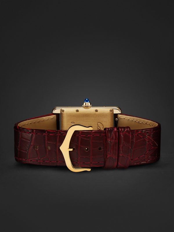 Tank Louis Cartier Hand-Wound 25.5mm 18-Karat Gold and Alligator Watch, Ref. No. WGTA0093 - E2 Tank Louis Cartier Hand-Wound 25.5mm 18-Karat Gold and Alligator Watch, Ref. No. WGTA0093 - E2