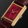 Tank Louis Cartier Hand-Wound 25.5mm 18-Karat Gold and Alligator Watch, Ref. No. WGTA0093 - FR Tank Louis Cartier Hand-Wound 25.5mm 18-Karat Gold and Alligator Watch, Ref. No. WGTA0093 - FR
