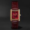 Tank Louis Cartier Hand-Wound 25.5mm 18-Karat Gold and Alligator Watch, Ref. No. WGTA0093 Tank Louis Cartier Hand-Wound 25.5mm 18-Karat Gold and Alligator Watch, Ref. No. WGTA0093