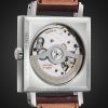 Tetra Neomatik 39 Automatic 46mm Stainless Steel and Leather Watch, Ref. No. 421.S4 - BK