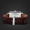 Tetra Neomatik 39 Automatic 46mm Stainless Steel and Leather Watch, Ref. No. 421.S4 - E2