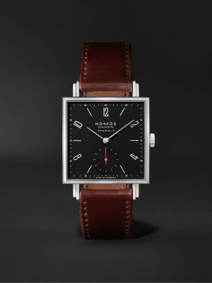 Tetra Neomatik 39 Automatic 46mm Stainless Steel and Leather Watch, Ref. No. 421.S4