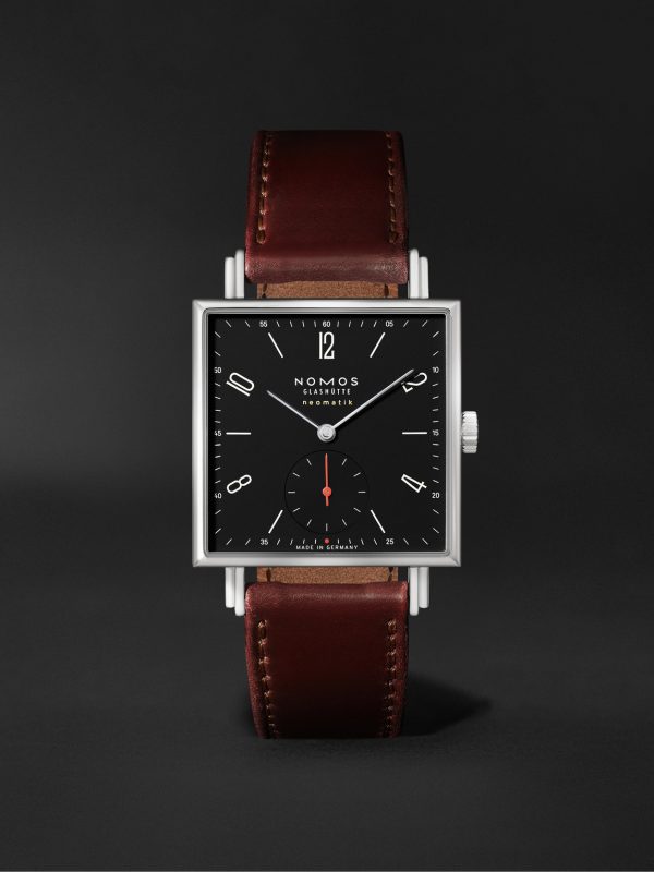 Tetra Neomatik 39 Automatic 46mm Stainless Steel and Leather Watch, Ref. No. 421.S4
