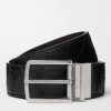 4cm Reversible Intrecciato Leather Belt