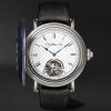 Heritage Tourbillon 46mm 18-Karat White Gold and Leather Watch, Ref. No. 8804-0201