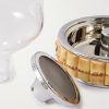 Stainless Steel, Bamboo and Glass Wine Filter - CU Stainless Steel, Bamboo and Glass Wine Filter - CU